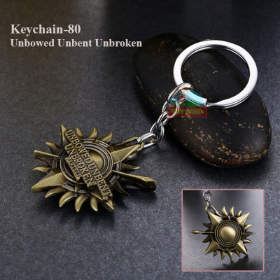 Key Chain 80 : Unbowed Unbent Unbroken (Game Of Thrones)